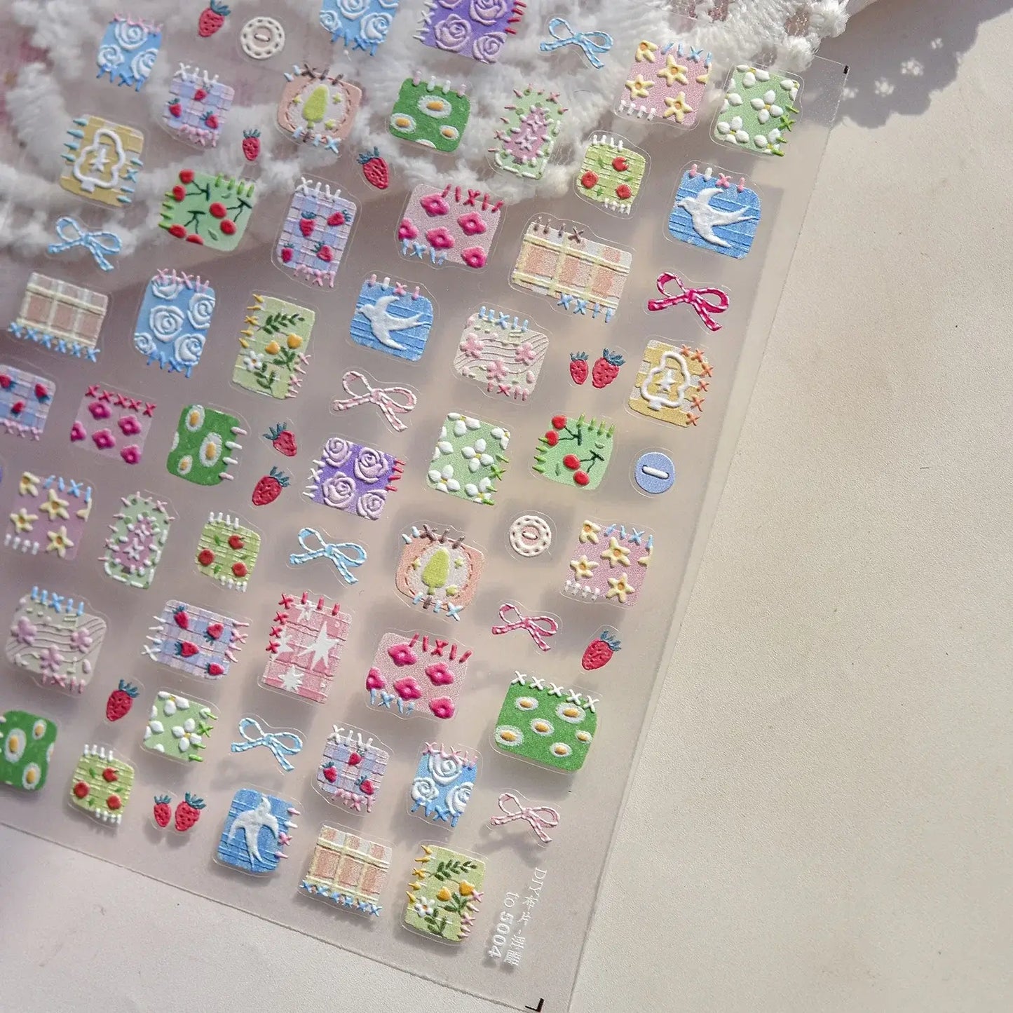 3D Fruit Nail Art Stickers – Summer Citrus Designs