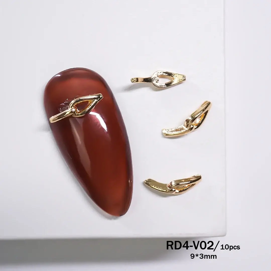 Nail Piercing Charms – Smiles Metal Alloy Rhinestones