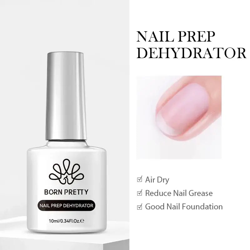 BORN PRETTY Nail Dehydrator – Prep & Prime for Gel Nails 10ml