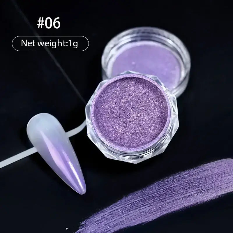 Nail Mirror Glitter Powder Metallic