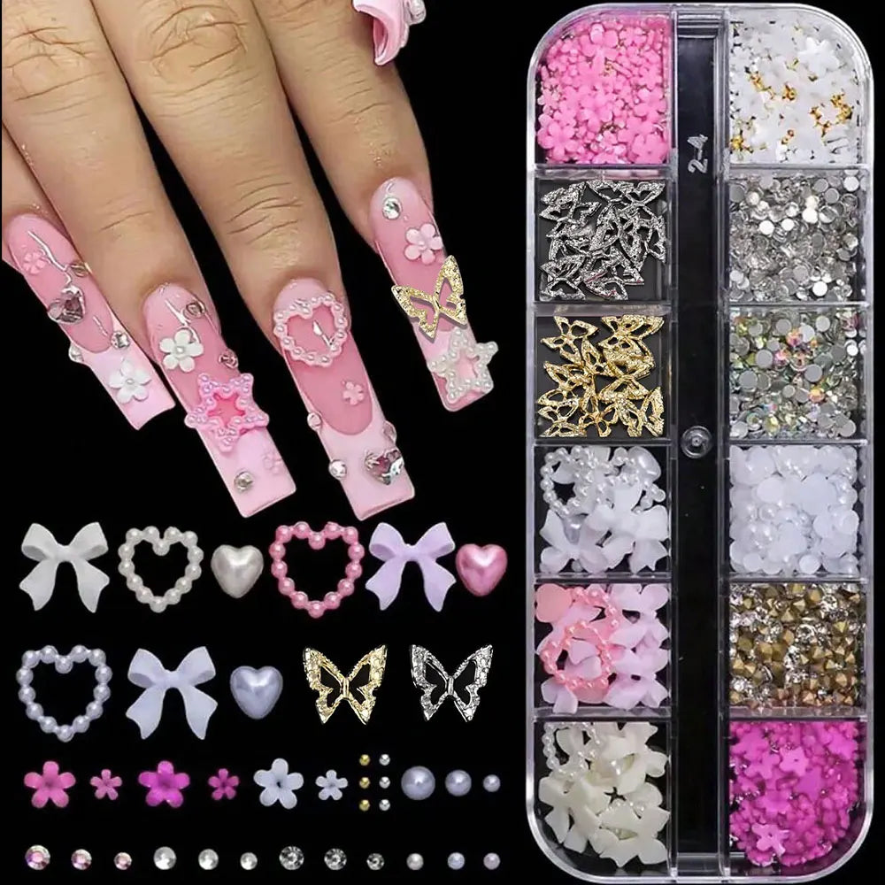 Flatback Round Caviar Balls for 3D Nail Art Decorations