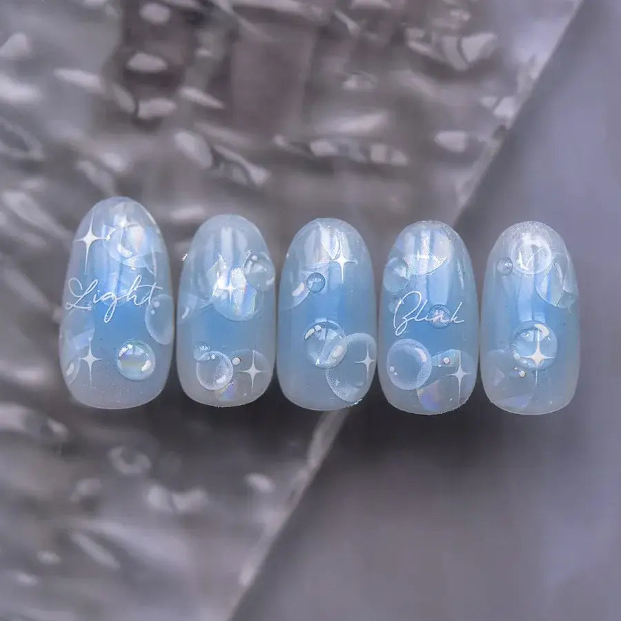 Beach Dreamy Jelly Nail Art Stickers – Water Bubble