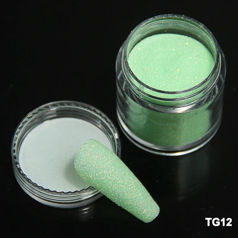 Neon Sugar Nail Glitter – Colorful Candy Coat Powder