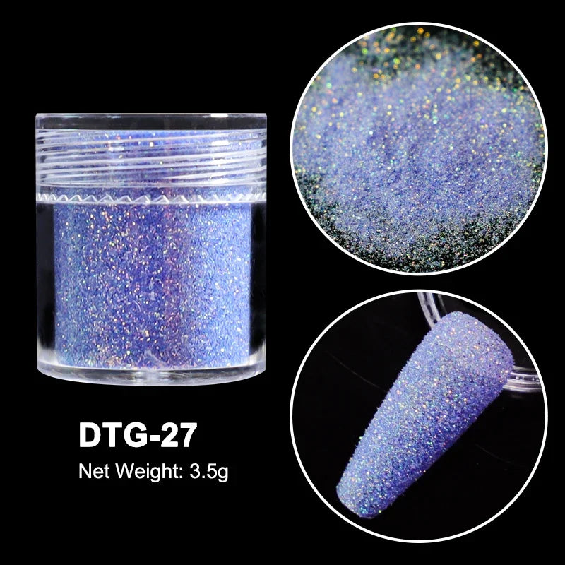 Neon Sugar Nail Glitter – Colorful Candy Coat Powder