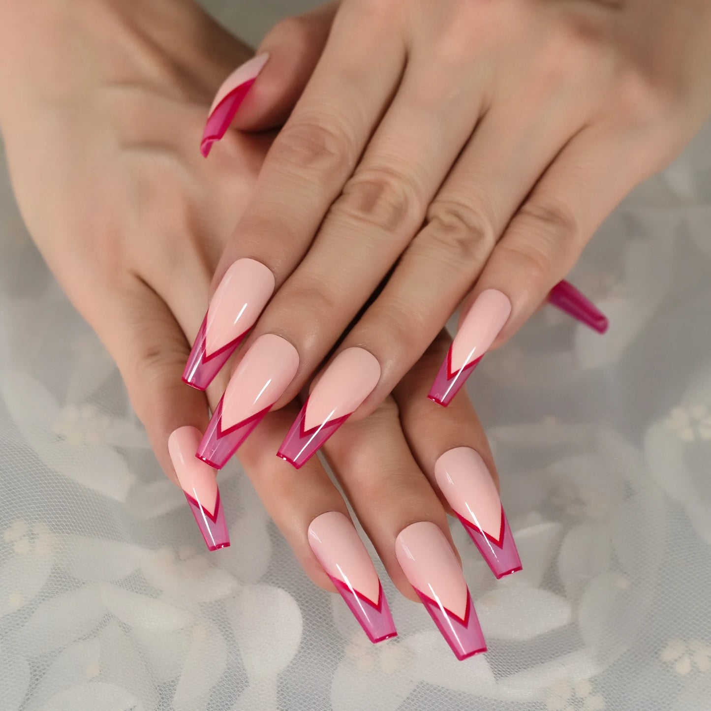 Solid Color Press On Nails | Medium Square Reusable