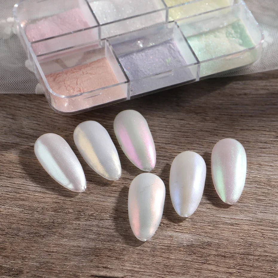 Moonlight Mirror Nails Powder - Metallic Chrome Pigments