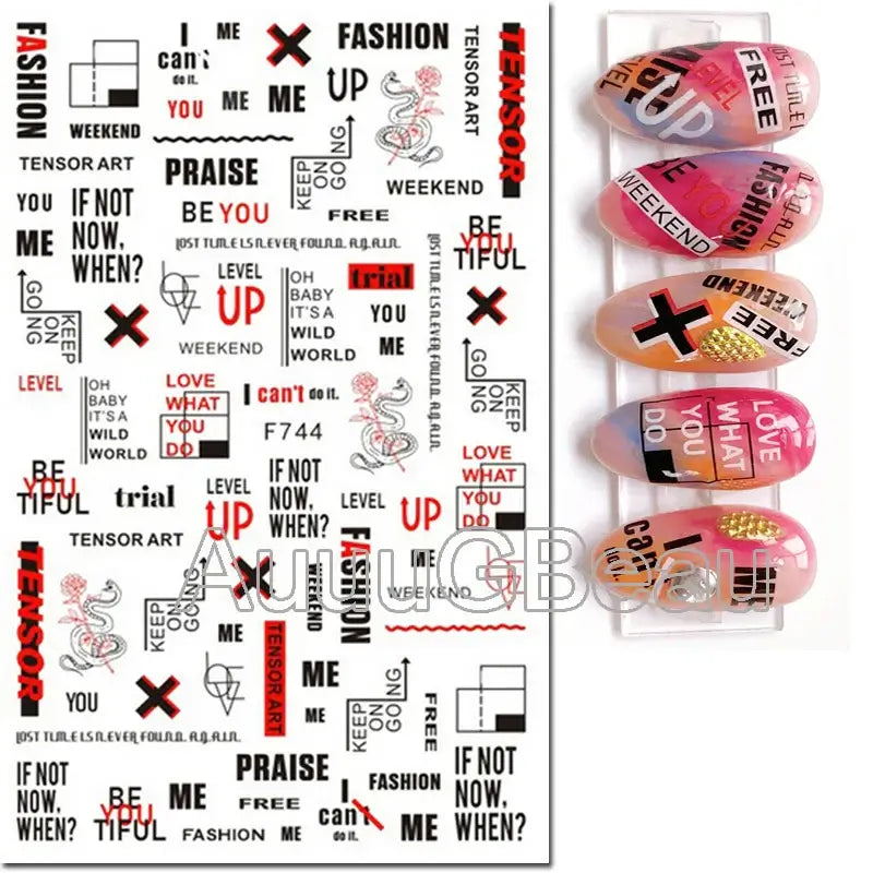 Nail Art Stickers – Self Adhesive