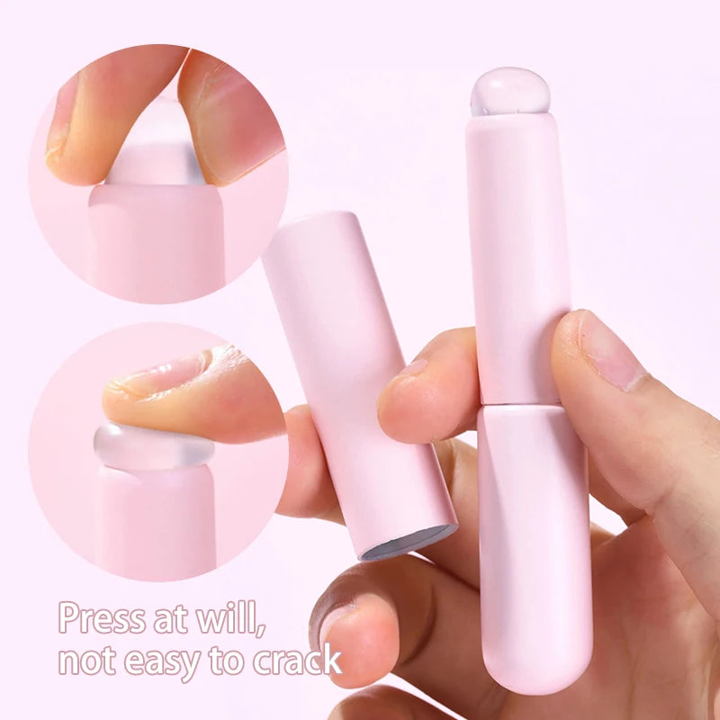 Nail Art Silicone Applicator Sticks
