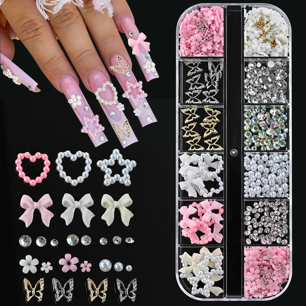 Flatback Round Caviar Balls for 3D Nail Art Decorations
