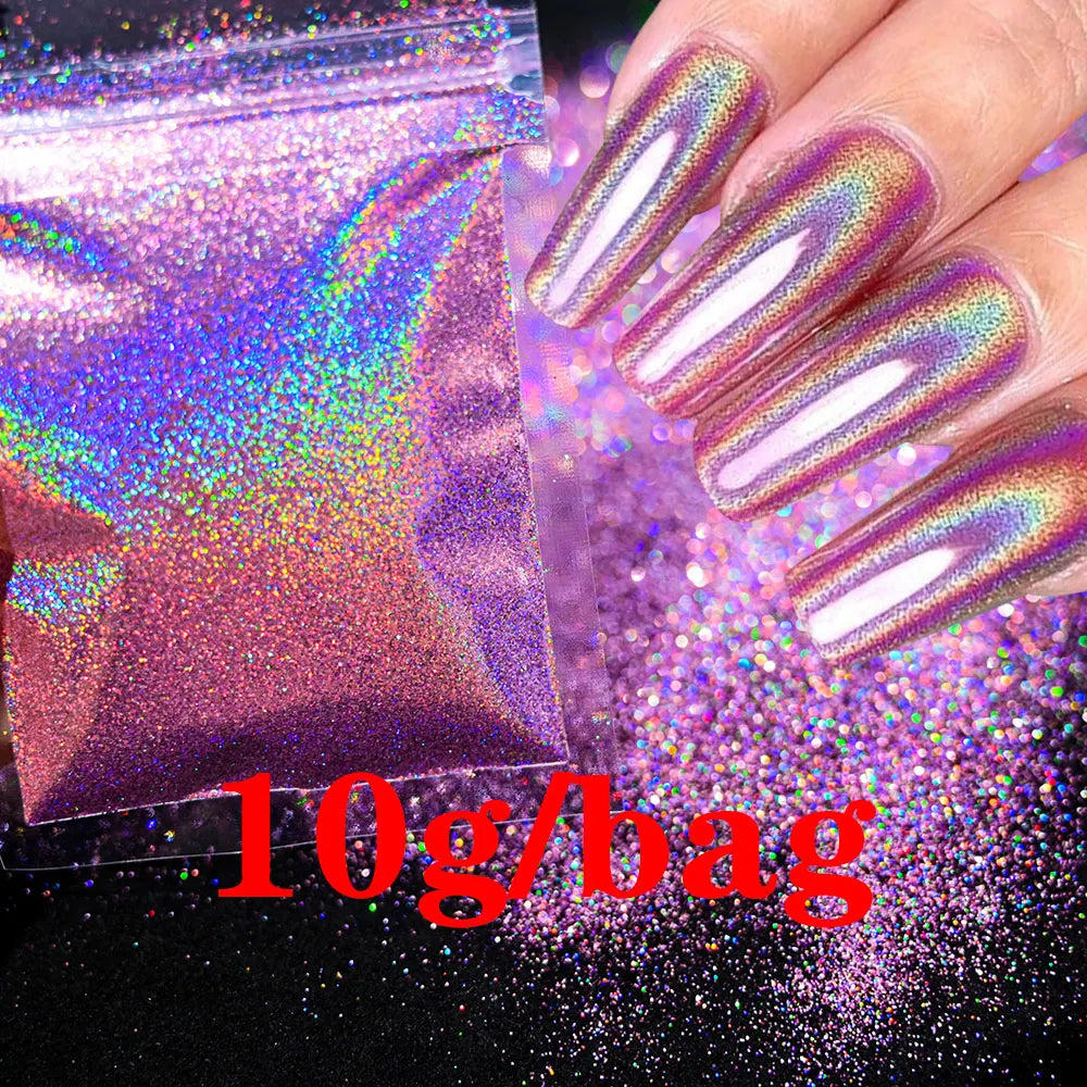 Glow in the Dark - Holographic Sugar Nail Powder 10g