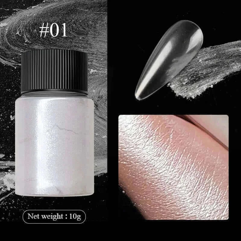 Nail Mirror Glitter Powder Metallic