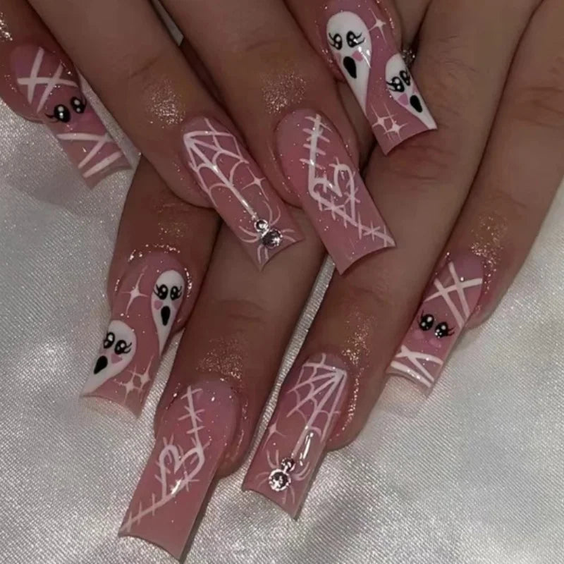 Halloween Horror Comic Press On Nails – 24pcs