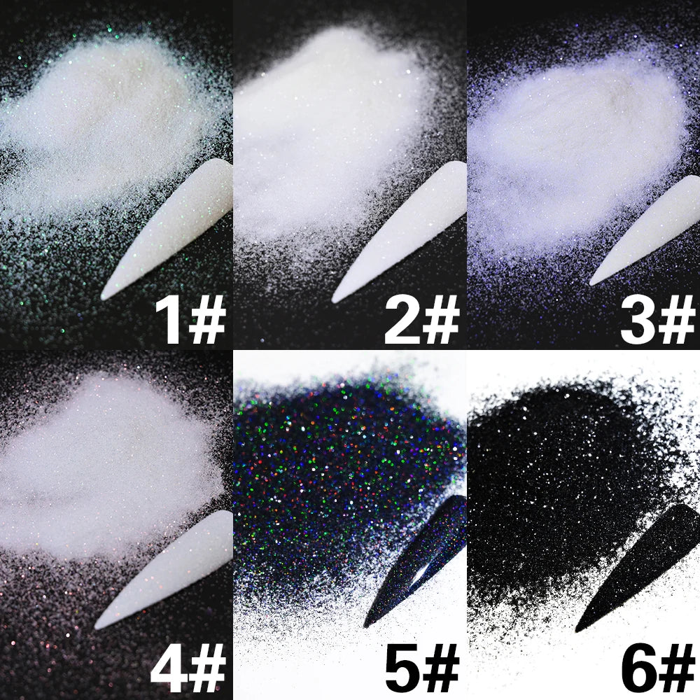 Glow in the Dark - Holographic Sugar Nail Powder 10g