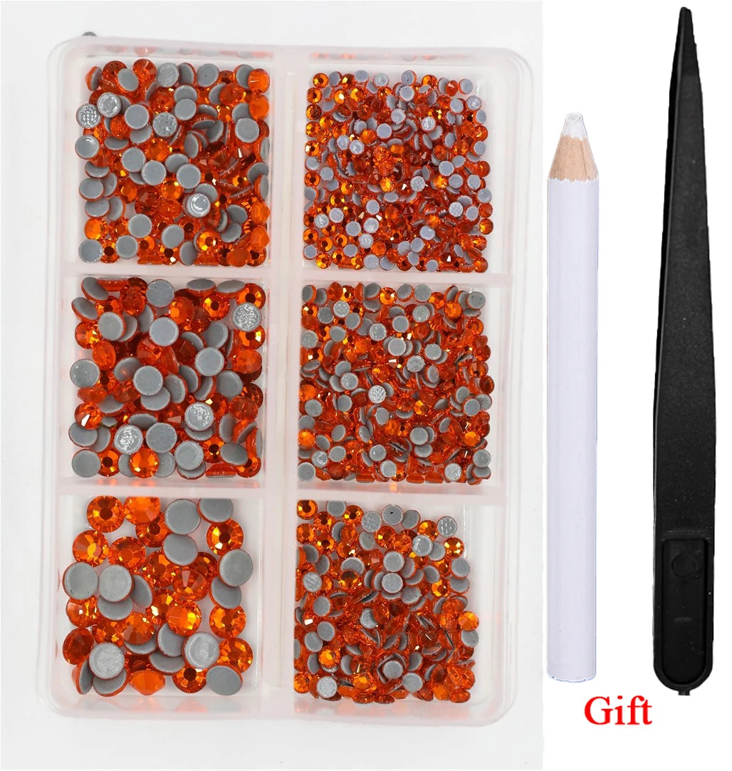 Opal Glass Crystal Rhinestones – 3D Nail Art Set