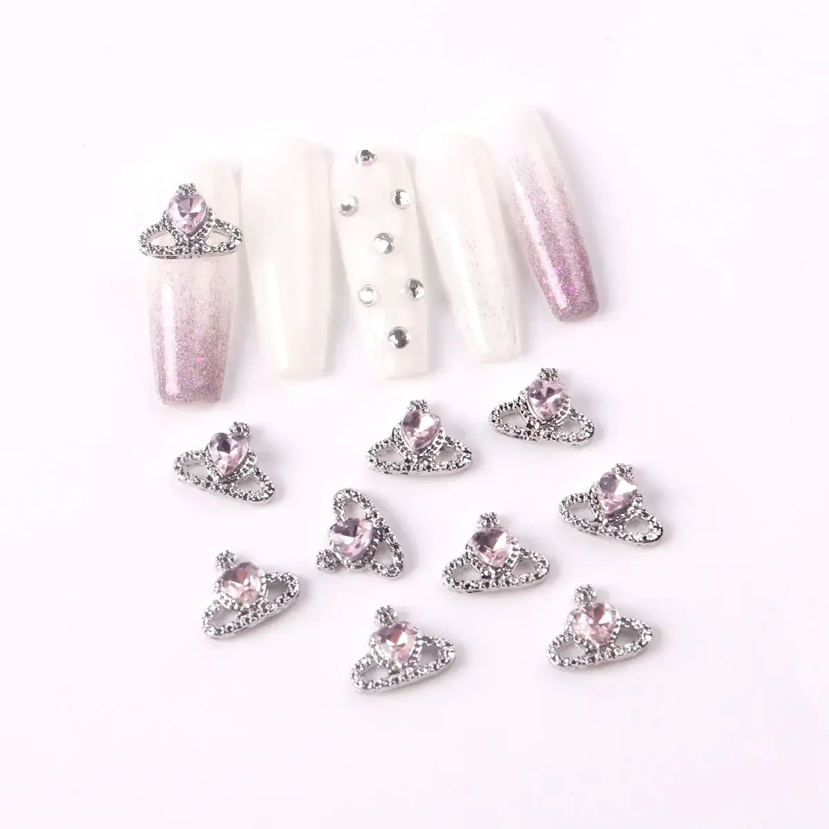 Punk Ox Nose Nail Charms – Manicure Stud Rings