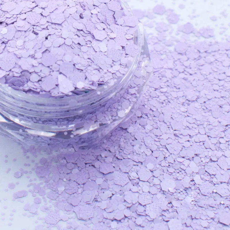 Macaron Nail Glitter Sequins