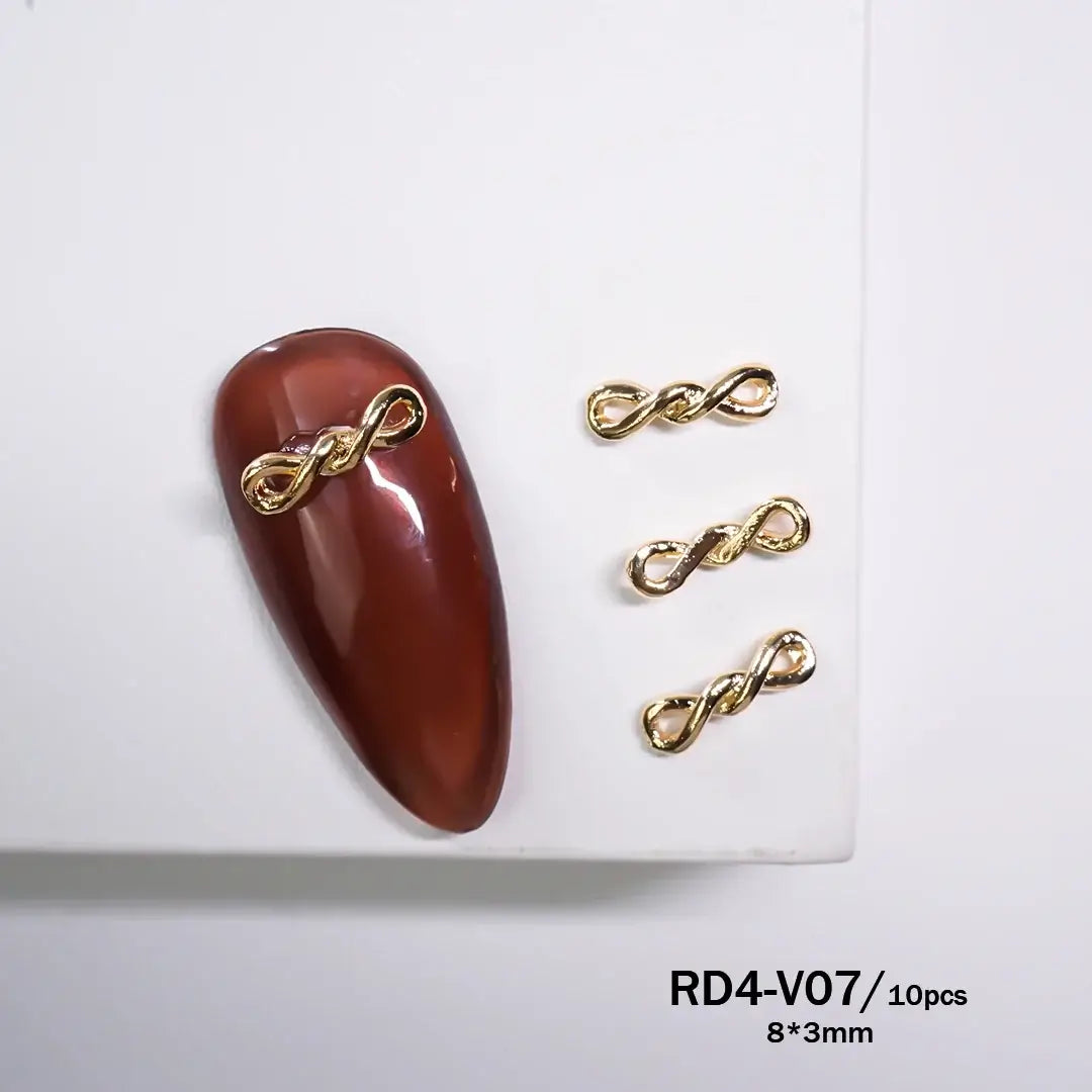 Nail Piercing Charms – Smiles Metal Alloy Rhinestones