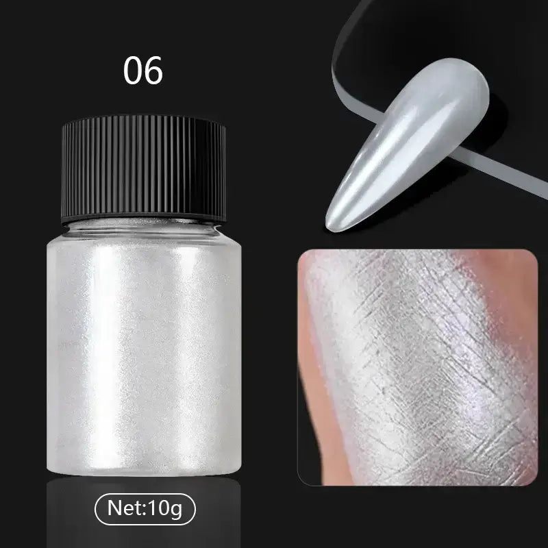 Nail Mirror Glitter Powder Metallic