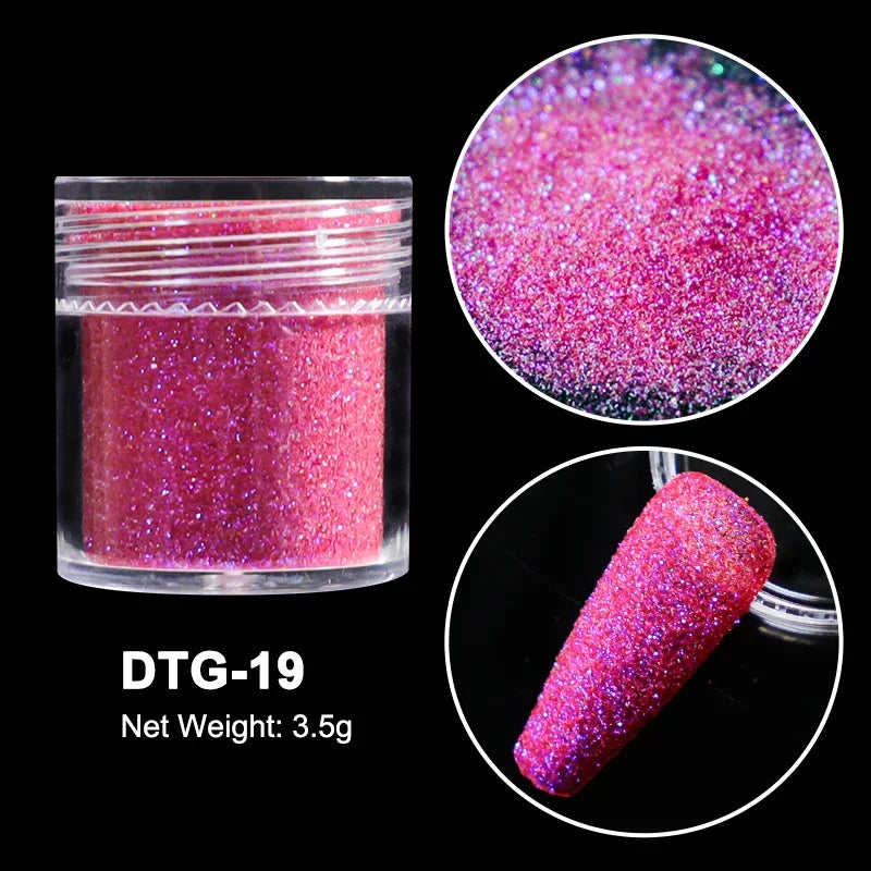Neon Sugar Nail Glitter – Colorful Candy Coat Powder
