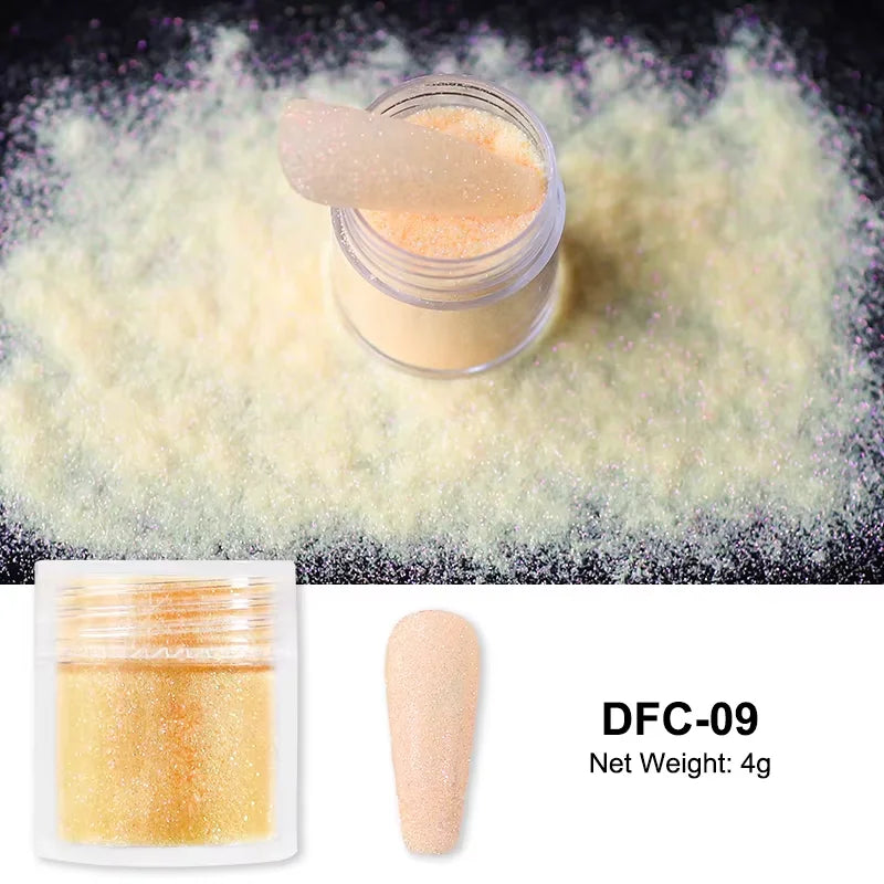 Neon Sugar Nail Glitter – Colorful Candy Coat Powder