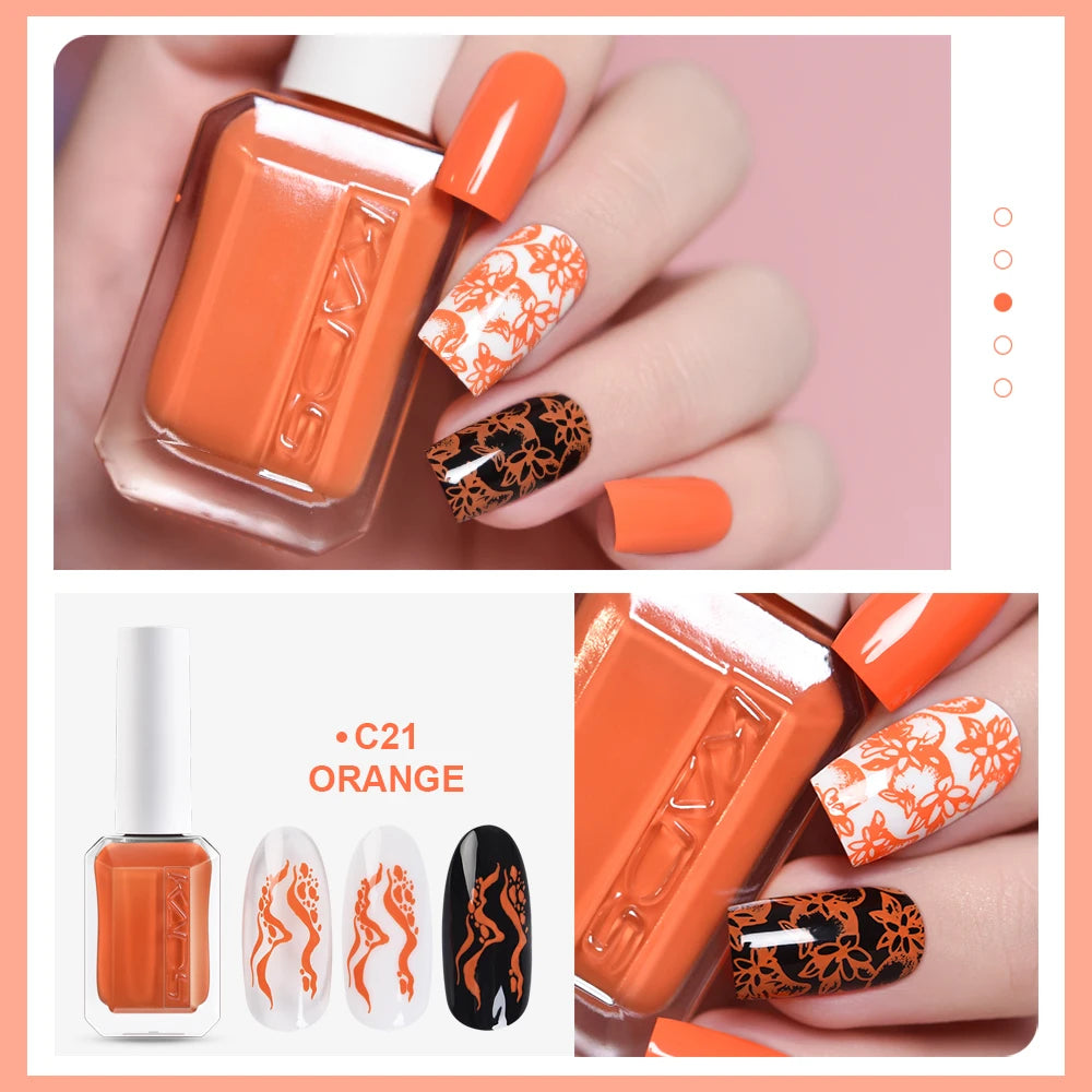 Nail Stamping Polish – Gold, Silver & Color Varnishes