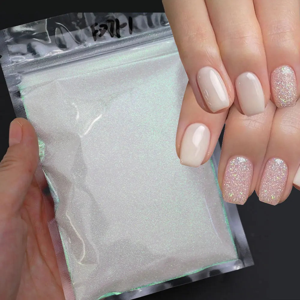Glow in the Dark - Holographic Sugar Nail Powder 10g