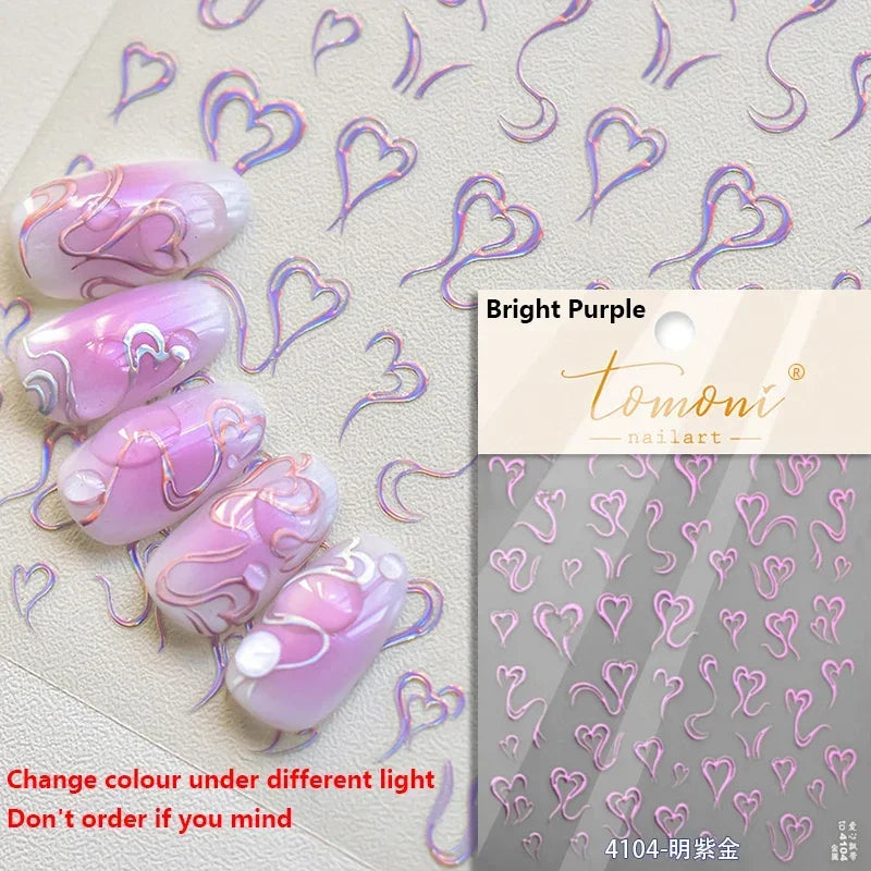 Elegant French Ice Crystal Jelly Nail Stickers