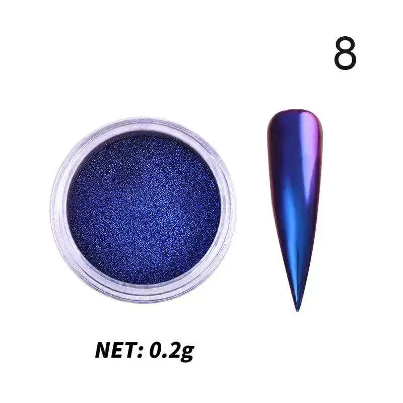 Nail Mirror Glitter Powder Metallic