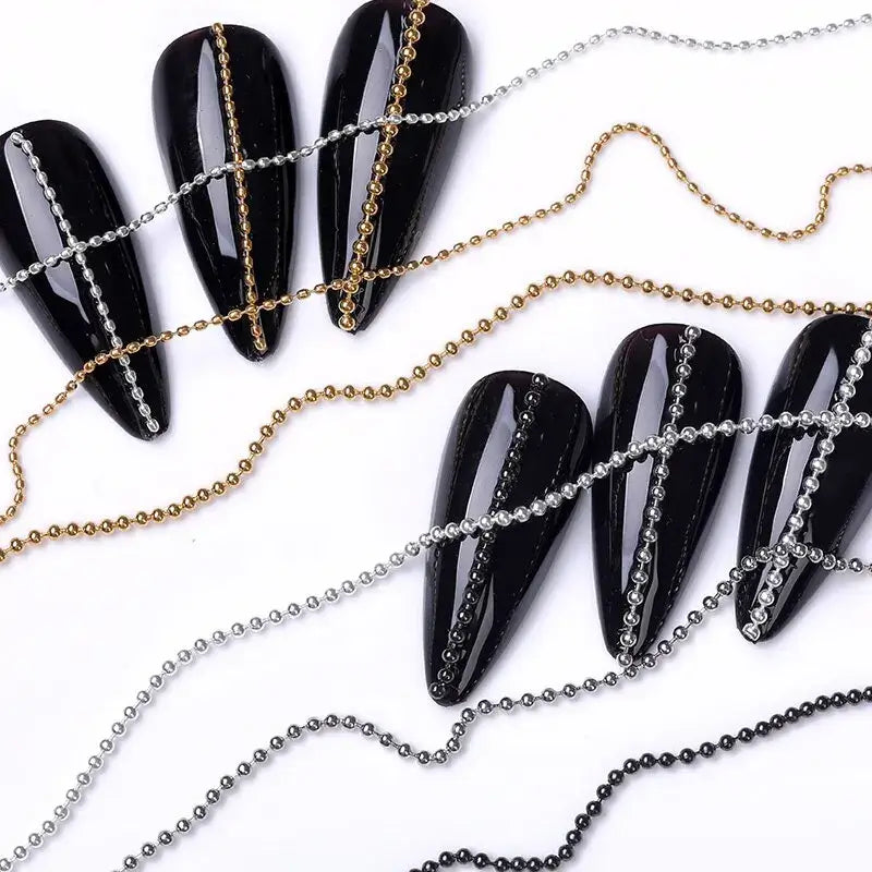 Nail Rhinestone Chains – 3D Crystal Nail Art Decorations