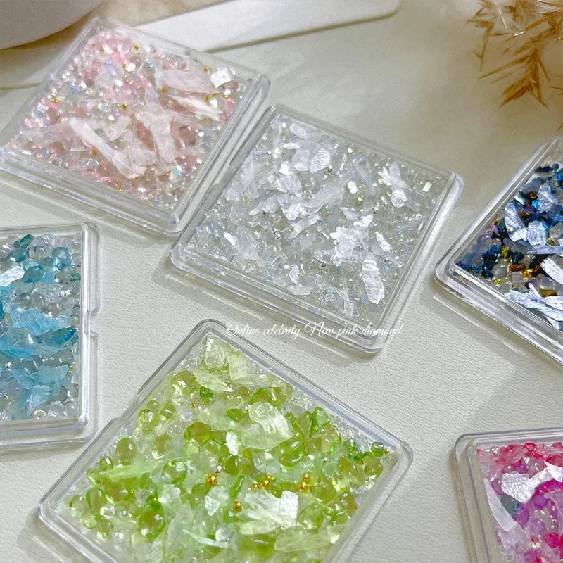 Abalone Shell Nail Slices – Ultra Thin 3D Flakes