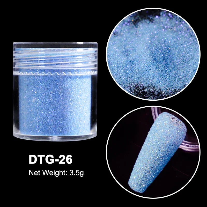 Neon Sugar Nail Glitter – Colorful Candy Coat Powder