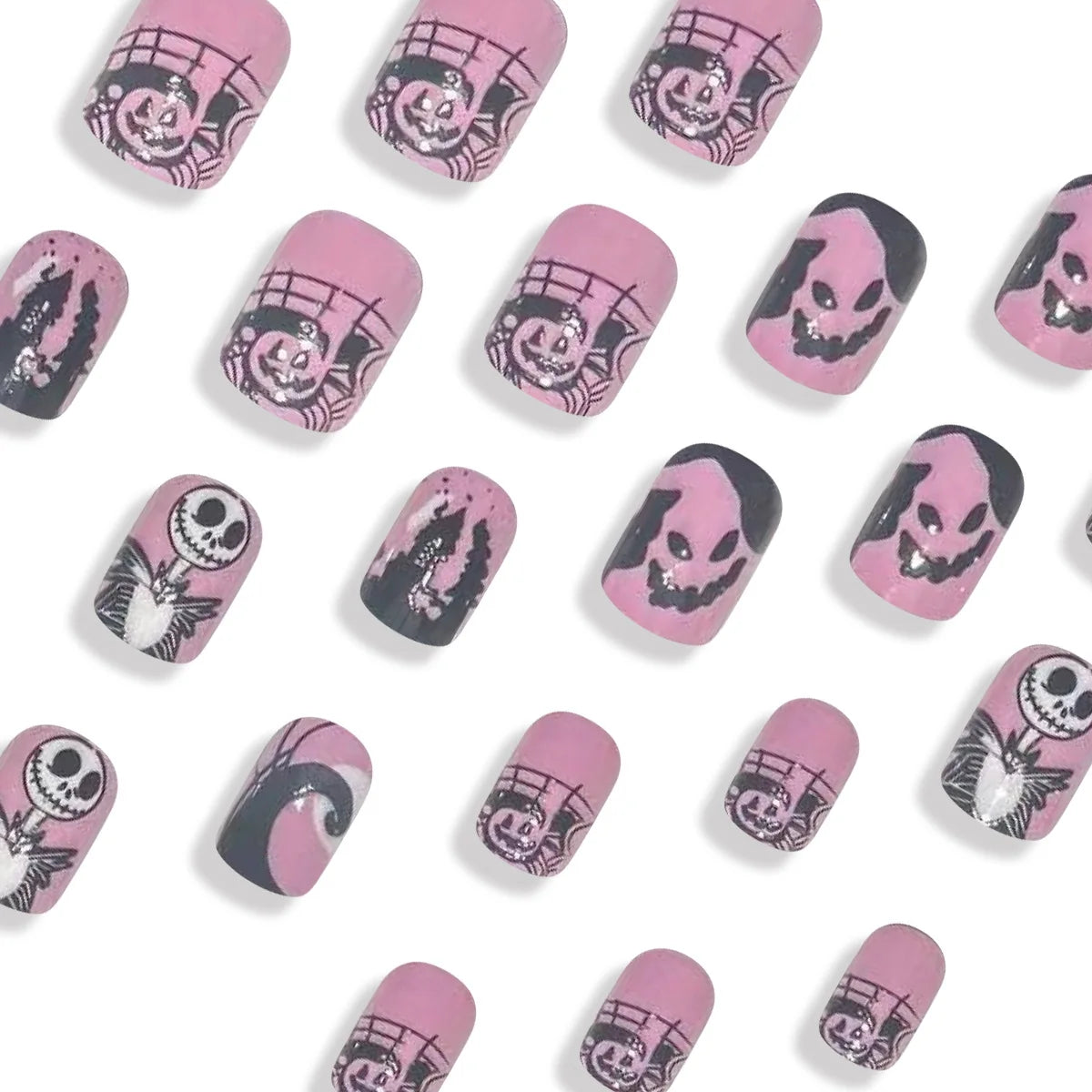 Nightmare Before Christmas Press On Nails - 24 Pcs.