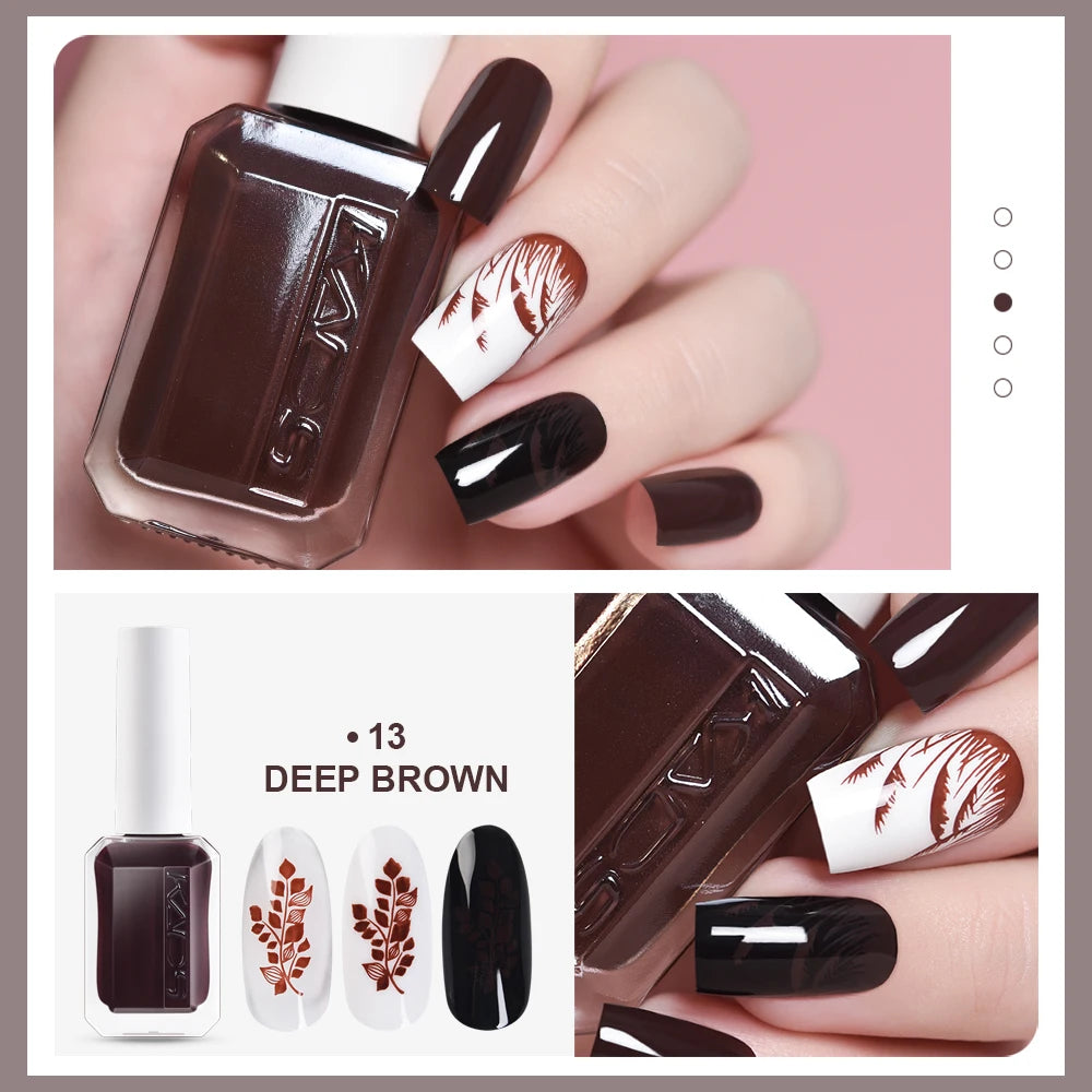 Nail Stamping Polish – Gold, Silver & Color Varnishes