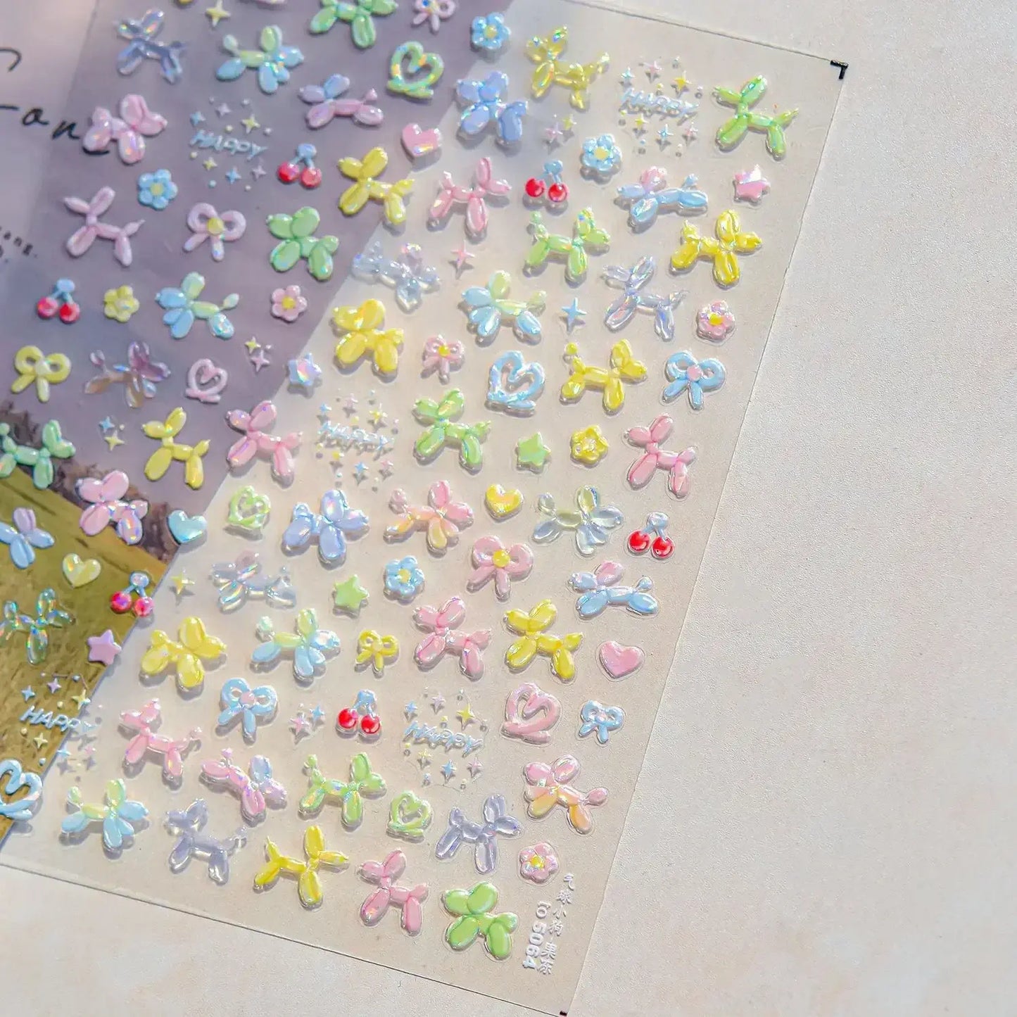 3D Beach Ocean Nail Art Stickers – Sea Life Decals