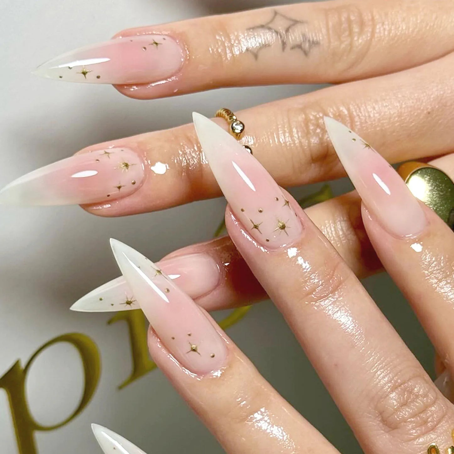 Halloween Press On Nails – Spooky Long Fake Nail Set