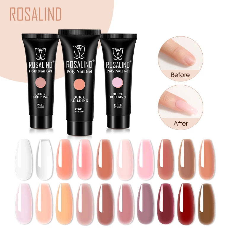 ROSALIND Poly Nail Gel – 30ML - Builder Gel