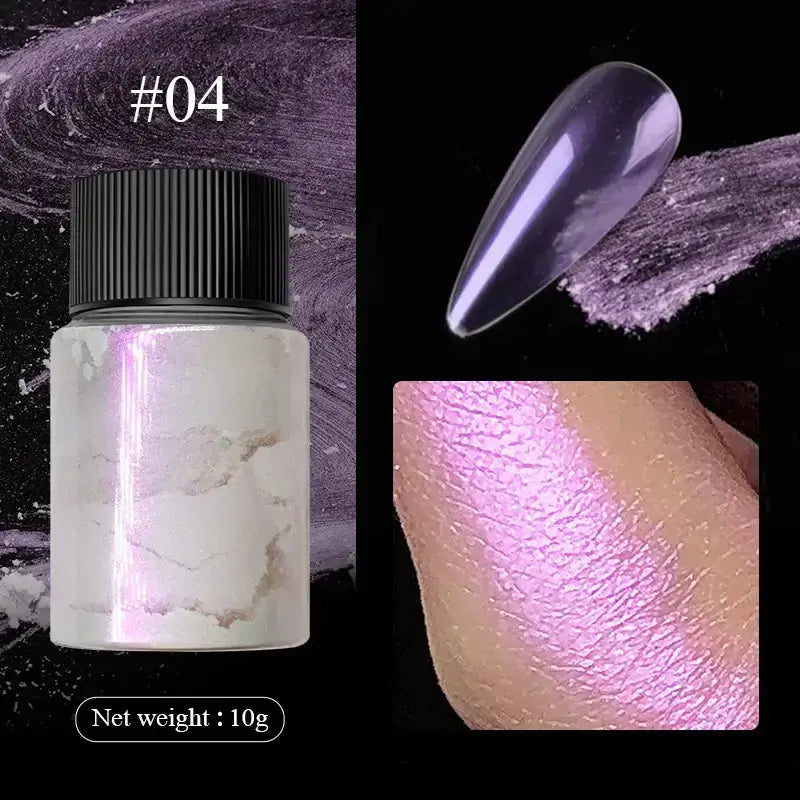 Nail Mirror Glitter Powder Metallic