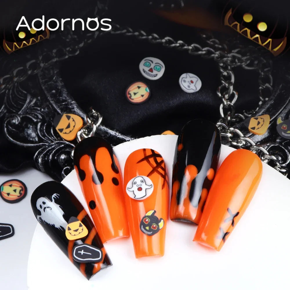 Halloween Nail Decorations – Polymer Clay Slices