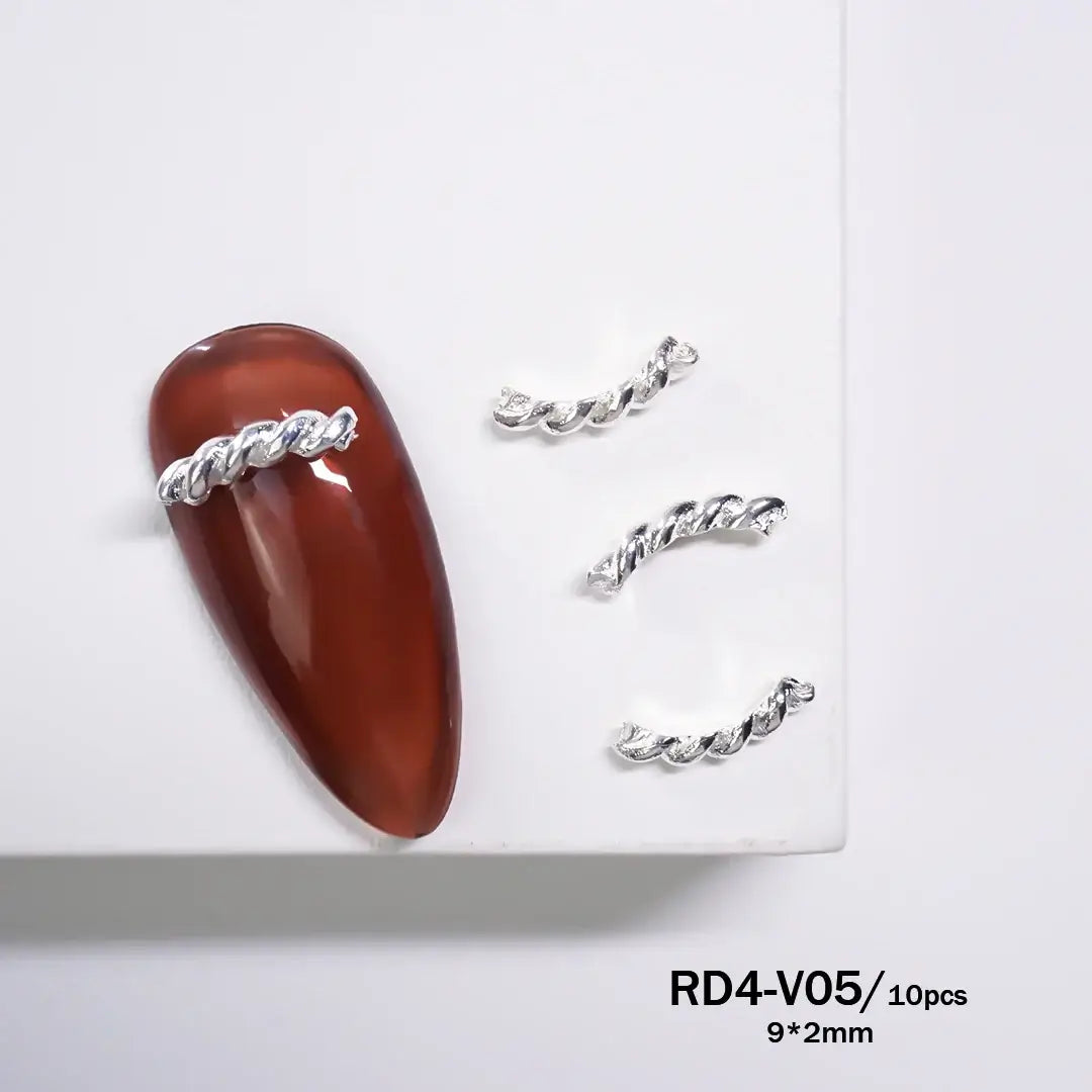 Nail Piercing Charms – Smiles Metal Alloy Rhinestones
