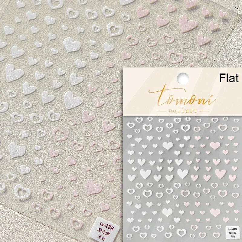 Elegant French Ice Crystal Jelly Nail Stickers