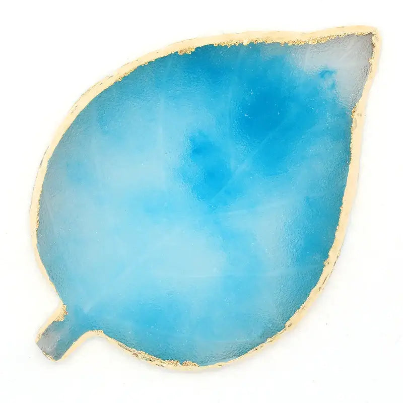 Nail Art Palette – Resin Agate Stone Mixing & Display Tool for Gel Polish