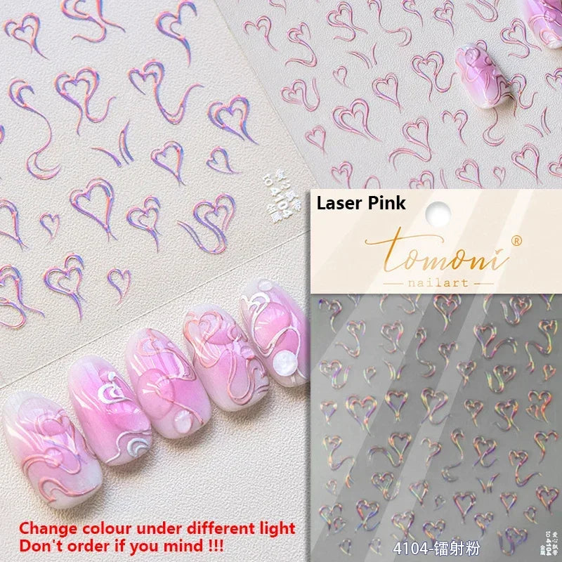 Elegant French Ice Crystal Jelly Nail Stickers
