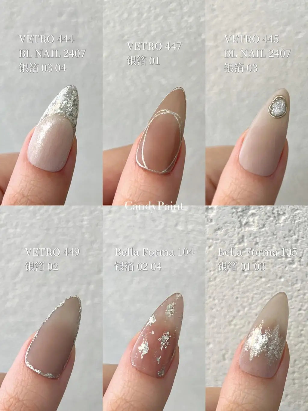 Silver Chrome Nail Powder – 1g Mirror Effect Pigment for Metallic Nails
