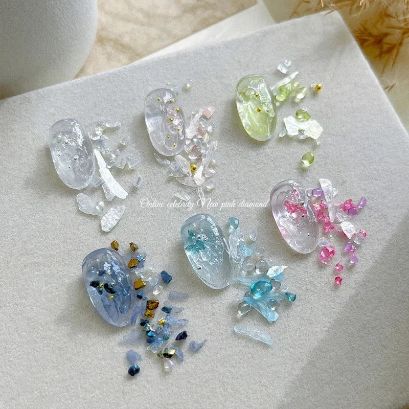 Abalone Shell Nail Slices – Ultra Thin 3D Flakes