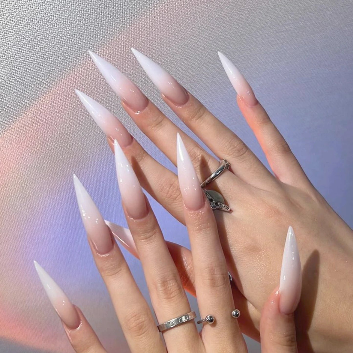Halloween Press On Nails – Spooky Long Fake Nail Set