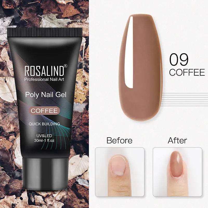 ROSALIND Poly Nail Gel – 30ML - Builder Gel