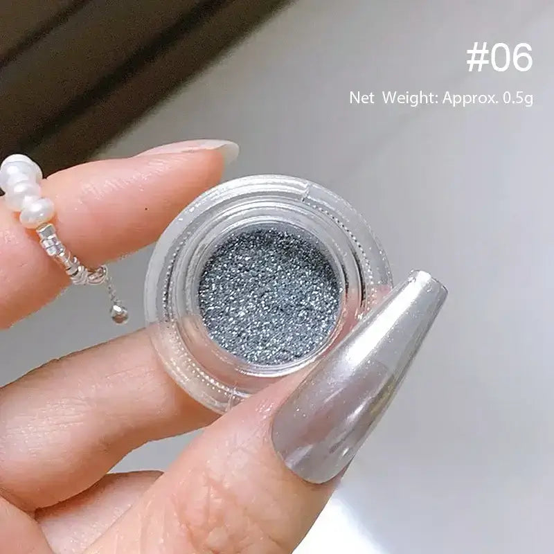 Nail Mirror Glitter Powder Metallic
