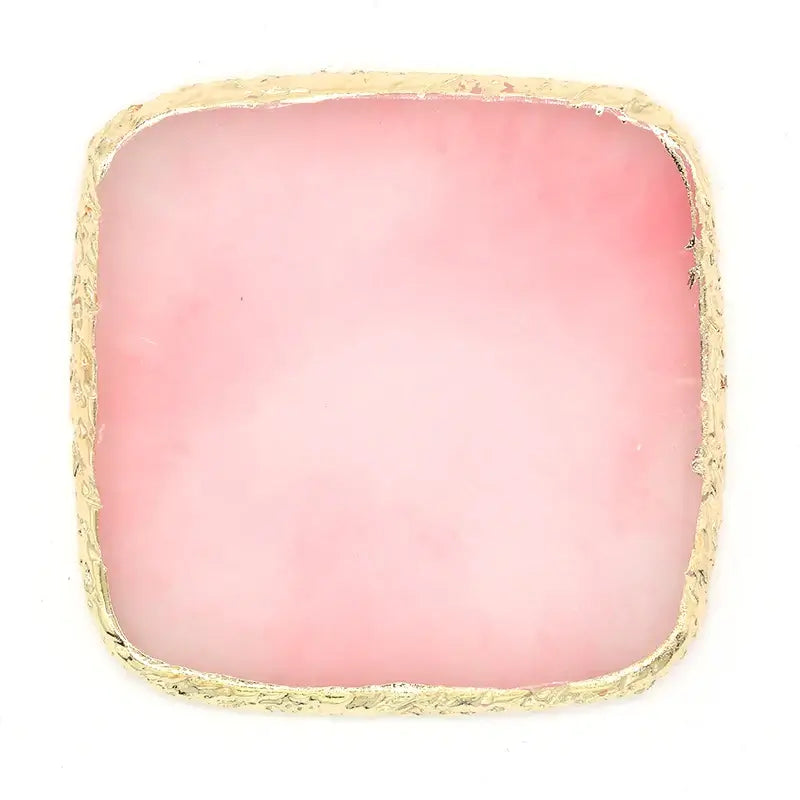 Nail Art Palette – Resin Agate Stone Mixing & Display Tool for Gel Polish