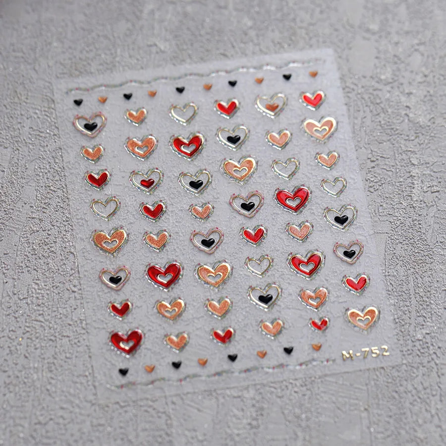 Elegant French Ice Crystal Jelly Nail Stickers