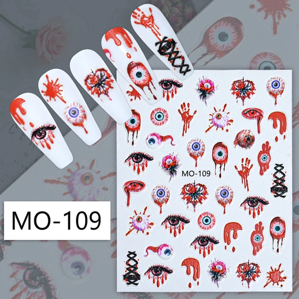 Cute Halloween Nails | Spider Web Nail Art Stickers